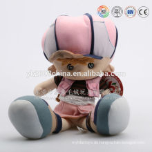 China billige benutzerdefinierte Plüsch Stoffpuppe Fabrik &amp; Tuch Rag Puppy Toy &amp; Plüsch Puppe Spielzeug